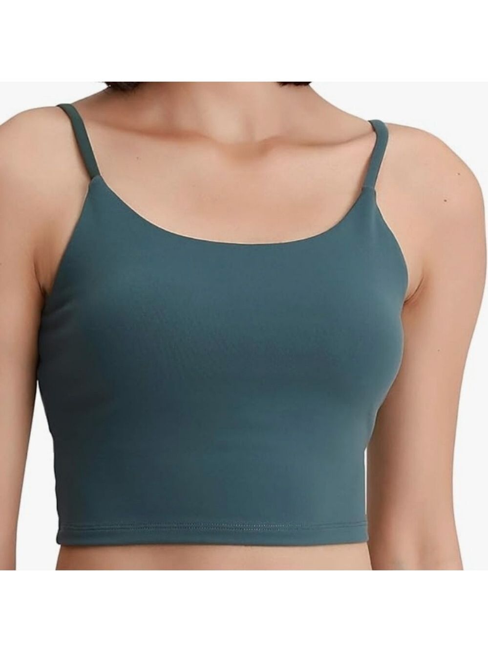   Lemedy Blue Grey  Women Padded Sports Bra  NWT Size M